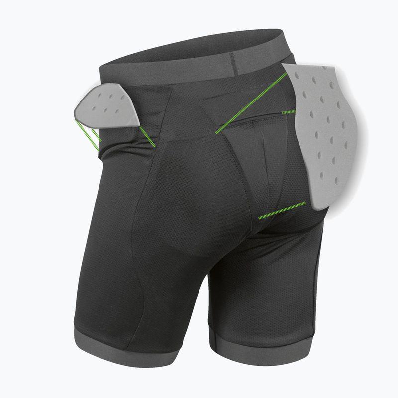 Pantaloni scurți cu protecții Komperdell Pro Short black/grey 3