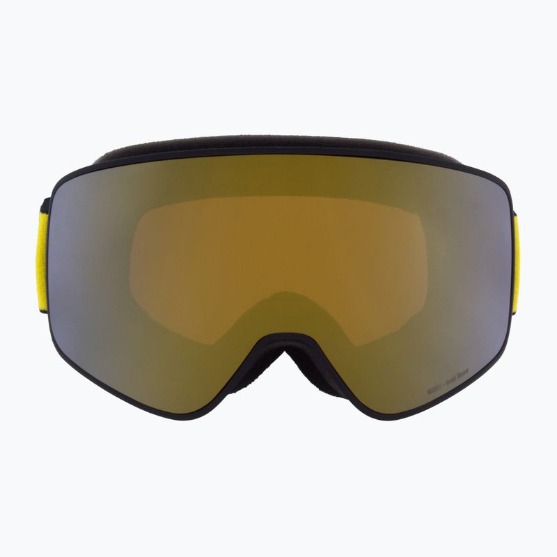Ochelari de schi Red Bull SPECT Rush negru mat/negru/portocaliu/auriu cu oglinzi de aur 2