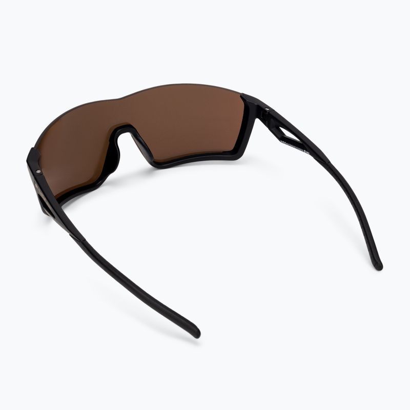 Ochelari de ciclism Red Bull Spect Backra negru mat/fumuriu cu oglindă aurie 2
