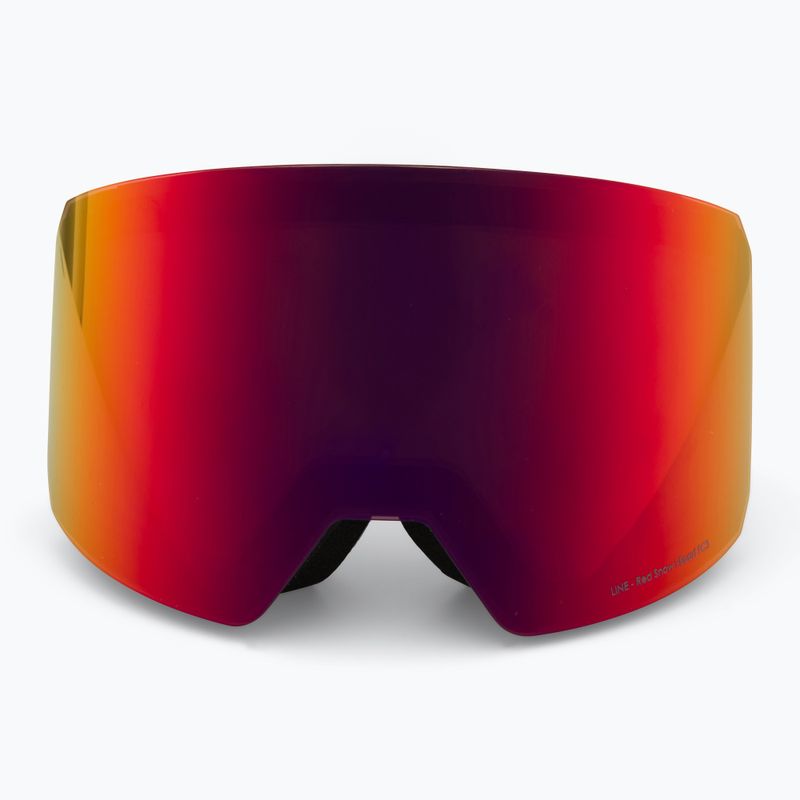 Ochelari de schi Red Bull SPECT Line black/brown with red mirror/cloudy snow 3