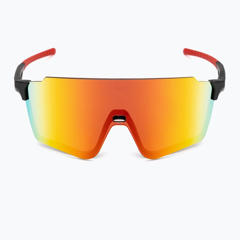 Ochelari de soare Red Bull SPECT Stun matt black/brown with red mirror 3