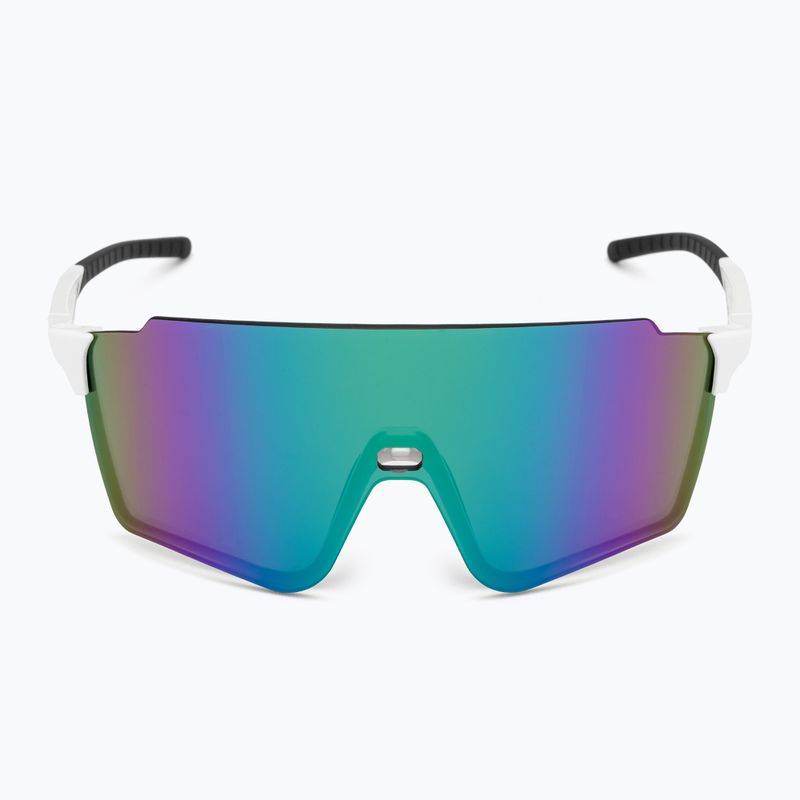 Ochelari de soare Red Bull SPECT Stun shiny white/smoke with purple-green mirror 3