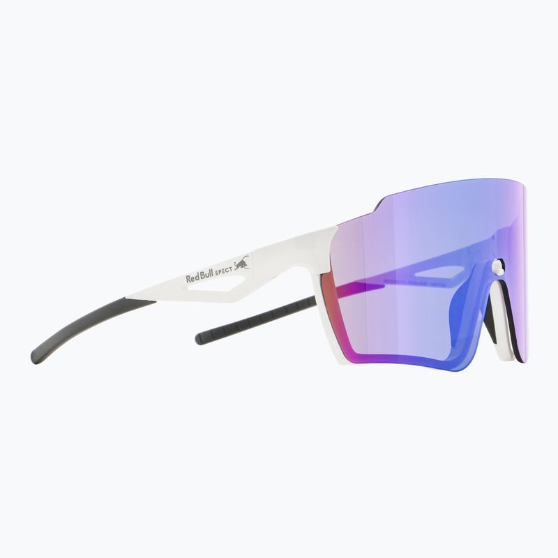 Ochelari de soare Red Bull SPECT Stun shiny white/smoke with purple-green mirror 5