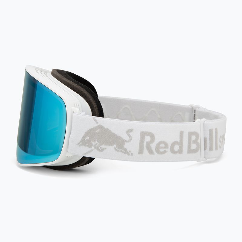 Ochelari de schi Red Bull SPECT Rush white/ice blue snow/smoke with blue mirror 4