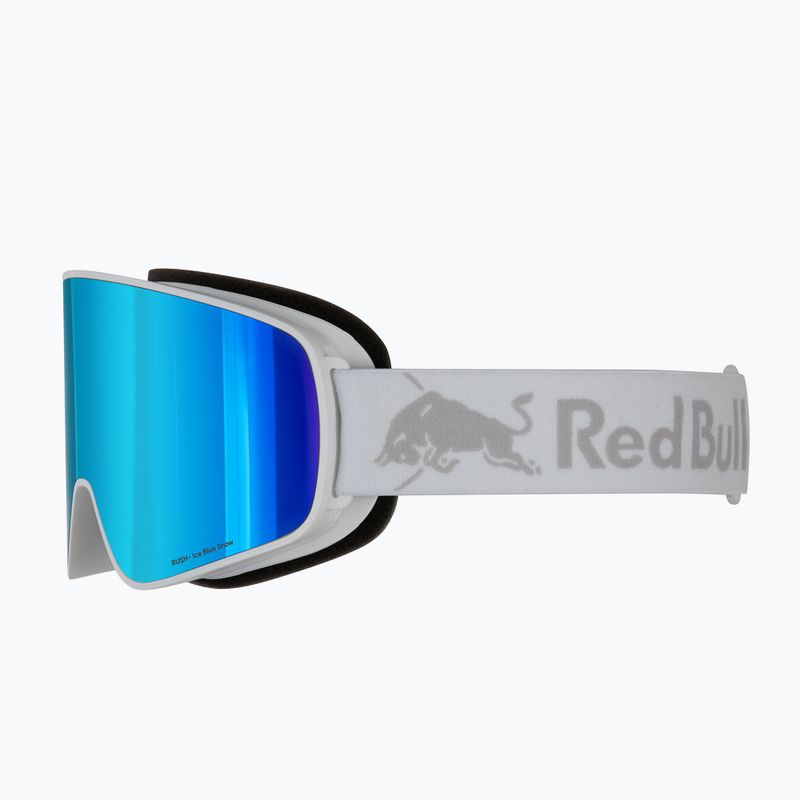 Ochelari de schi Red Bull SPECT Rush white/ice blue snow/smoke with blue mirror