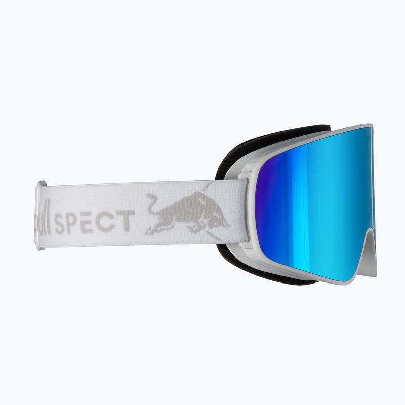 Ochelari de schi Red Bull SPECT Rush white/ice blue snow/smoke with blue mirror 3