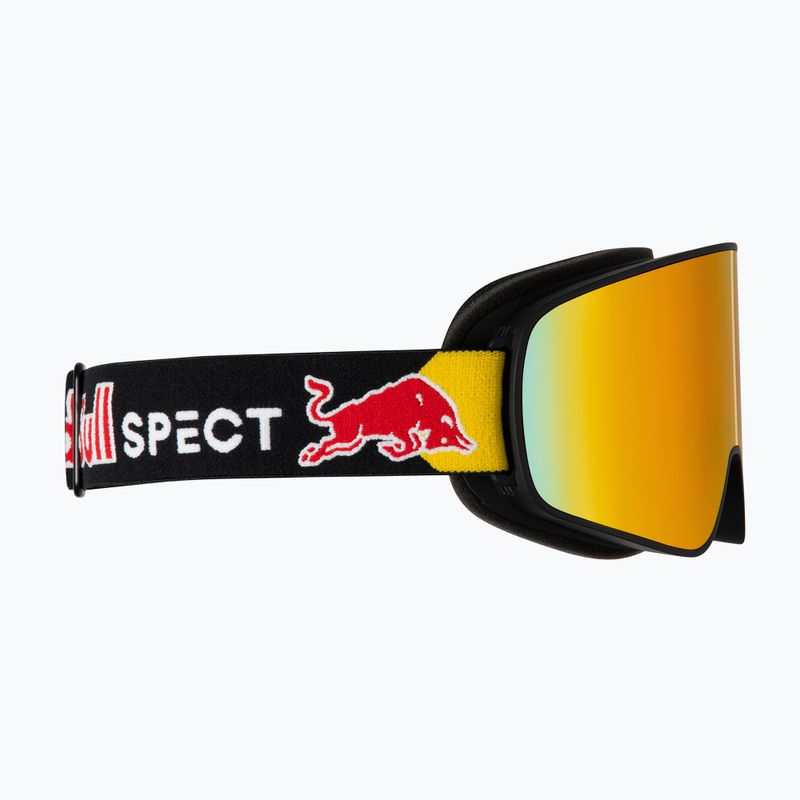 Ochelari de schi Red Bull SPECT Rush black/red snow - orange with red mirror 5