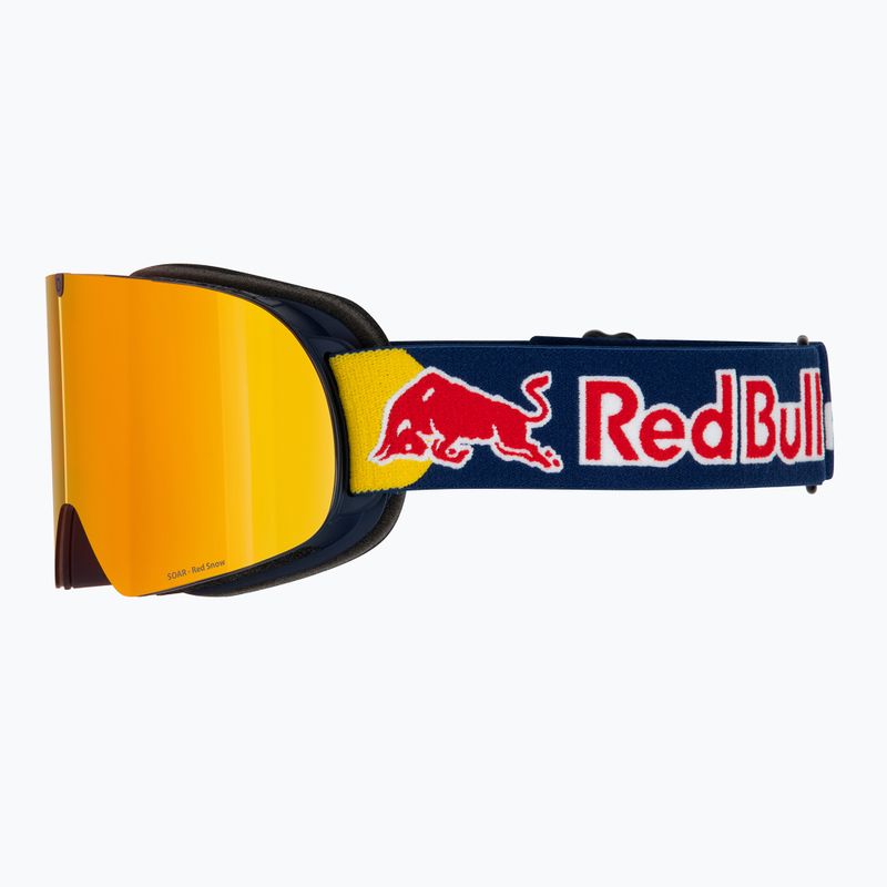 Ochelari de schi Red Bull SPECT Rush matte blue/orange with red mirror 4
