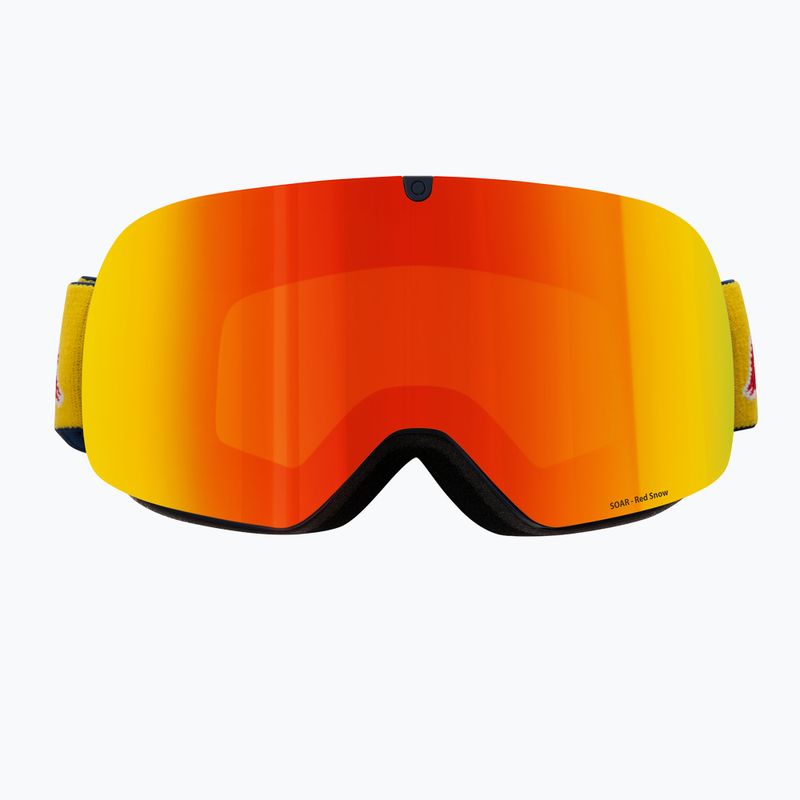 Ochelari de schi Red Bull SPECT Rush matte blue/orange with red mirror 5