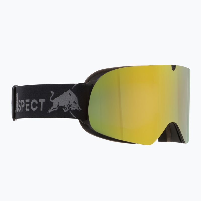 Ochelari de schi Red Bull SPECT Rush matte black/smoke with yellow mirror