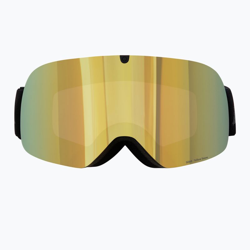Ochelari de schi Red Bull SPECT Rush matte black/smoke with yellow mirror 5