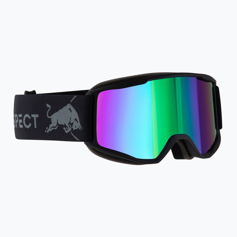 Ochelari de schi Red Bull Spect Neon matte black/brown with green mirror