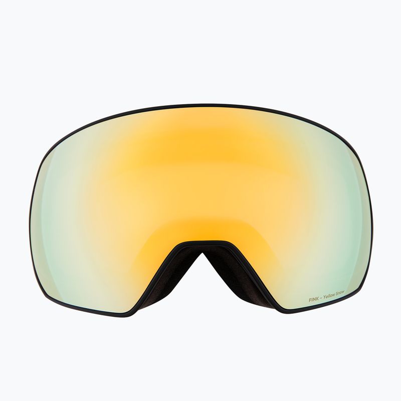 Ochelari de schi Red Bull SPECT Fink black/smoke with yellow mirror 2