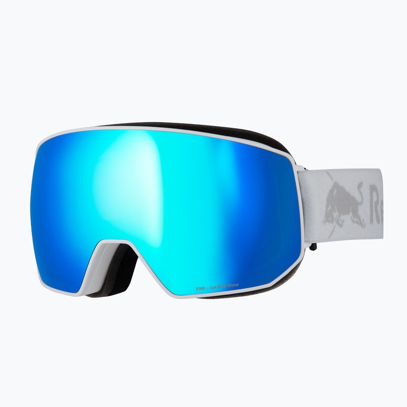 Ochelari de schi Red Bull SPECT Fink white/smoke with blue mirror 4