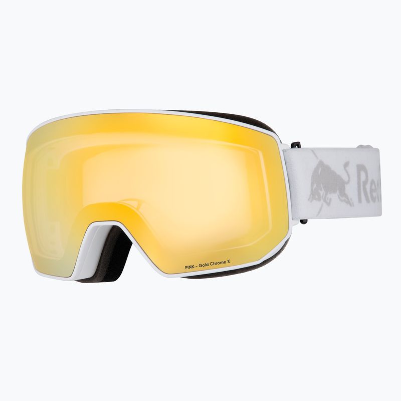 Ochelari de schi Red Bull Spect Fink Photo matt white/brown with gold chrome x 2
