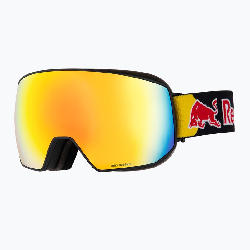 Ochelari de schi Red Bull Spect Fink matt black/orange with red mirror 2