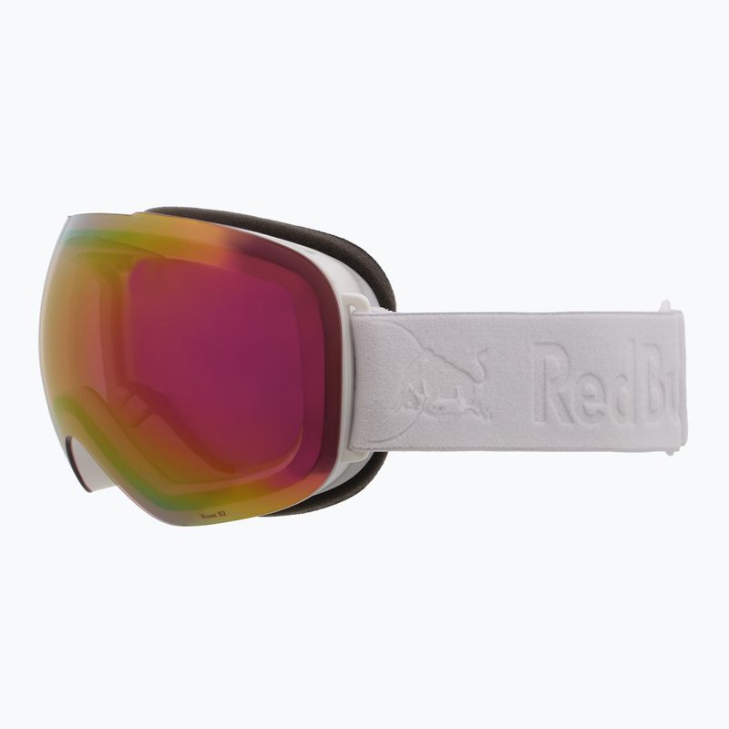 Ochelari de schi Red Bull Spect Bent matt white/red with pink purple mirror 2