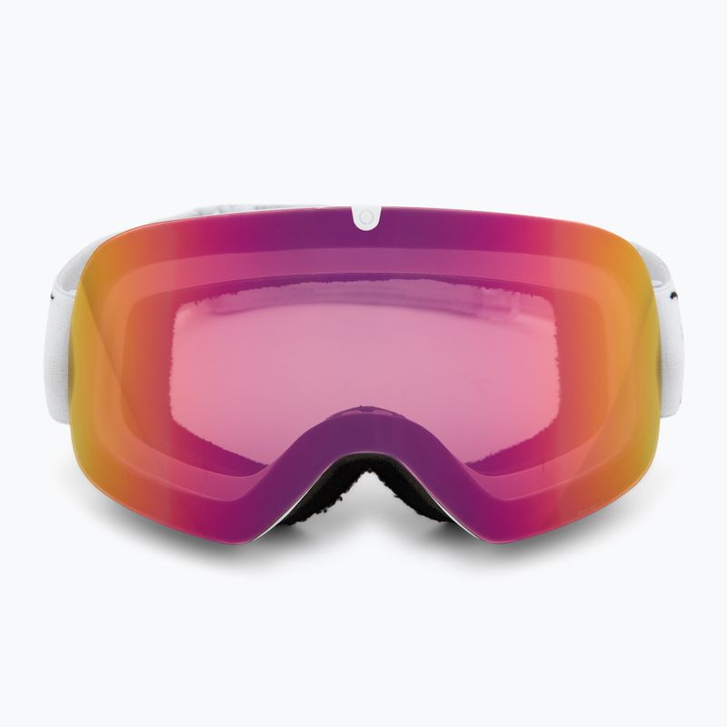 Ochelari de schi Red Bull SPECT Rush matt white/red with pink purple mirror 2