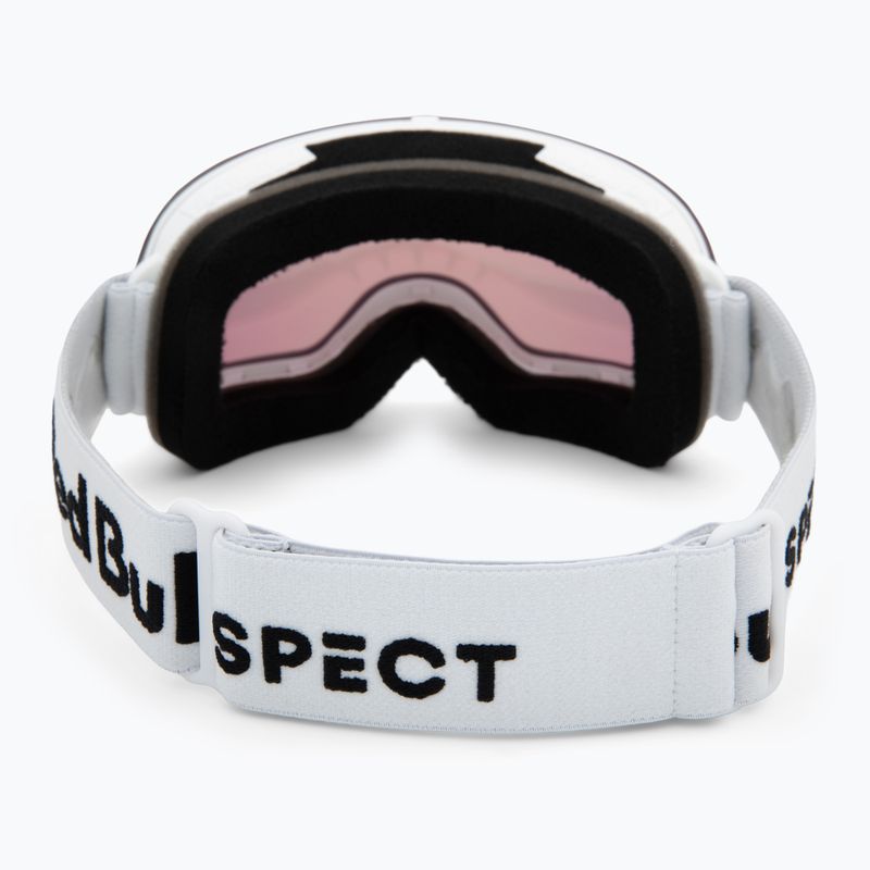 Ochelari de schi Red Bull SPECT Rush matt white/red with pink purple mirror 3