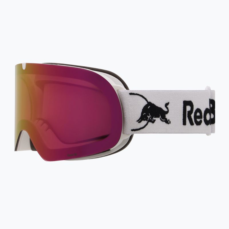 Ochelari de schi Red Bull SPECT Rush matt white/red with pink purple mirror 2