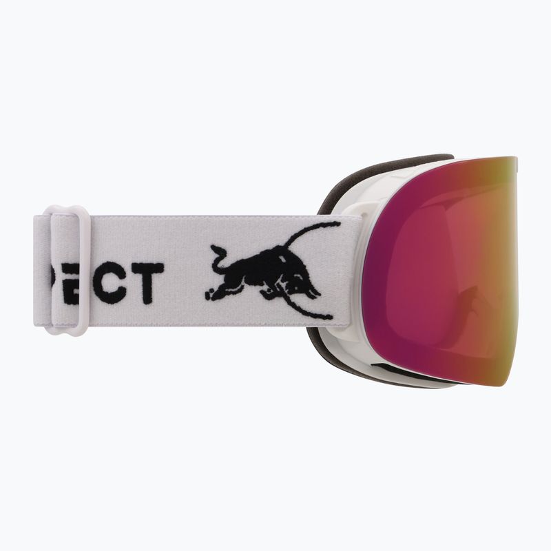 Ochelari de schi Red Bull SPECT Rush matt white/red with pink purple mirror 3