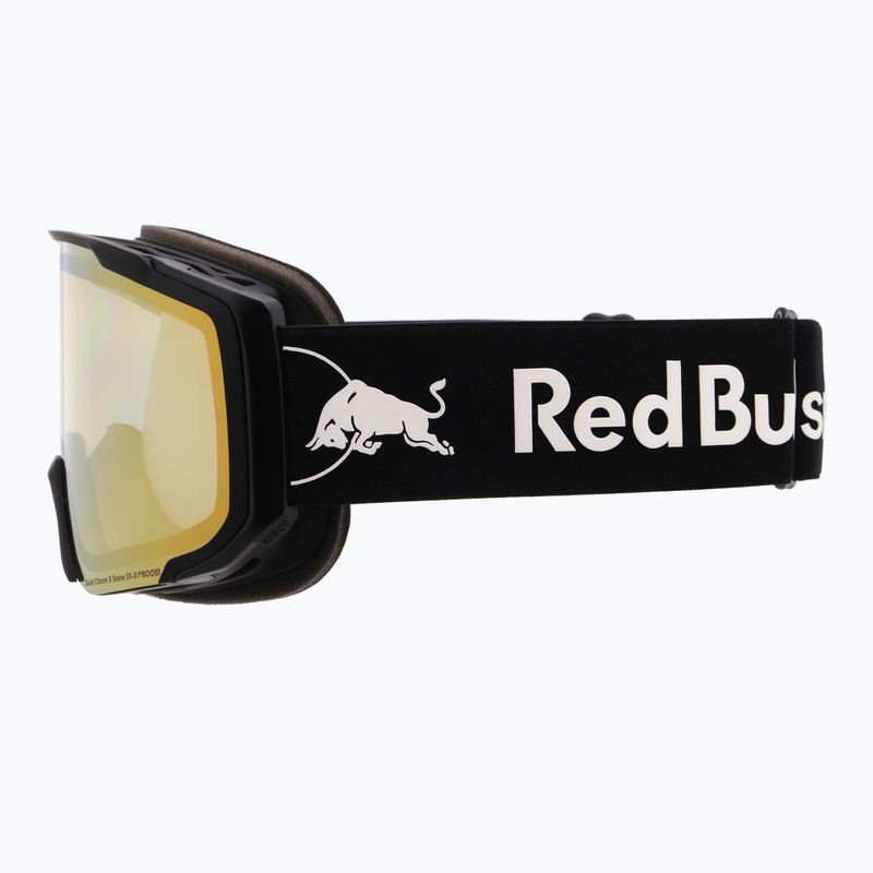 Ochelari de schi Red Bull SPECT Jibb Photo matt black/brown with gold chrome x 8