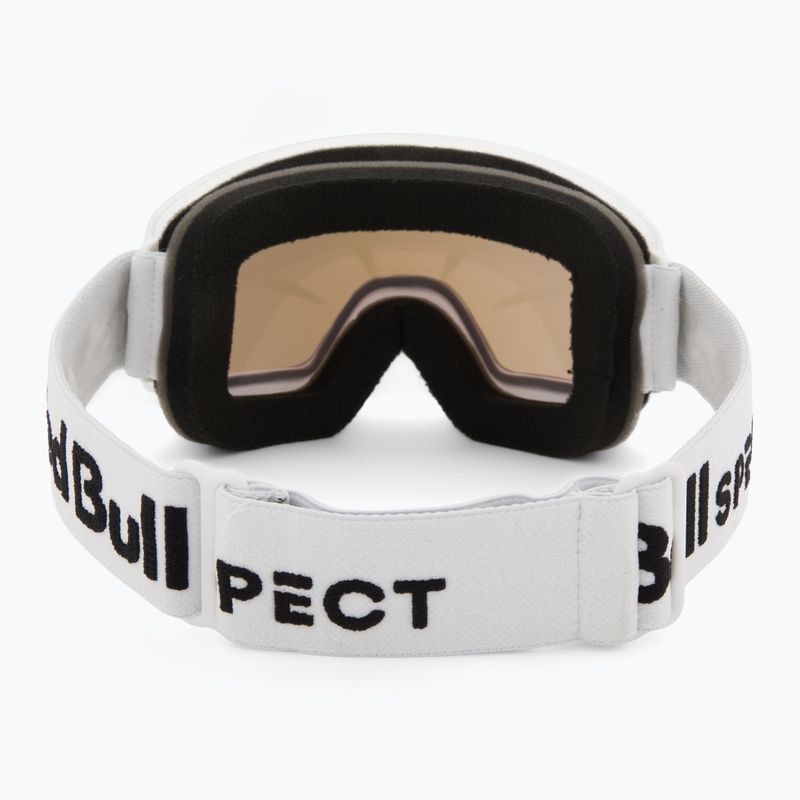 Ochelari de schi Red Bull Spect Fink matt white/orange with purple mirror 3