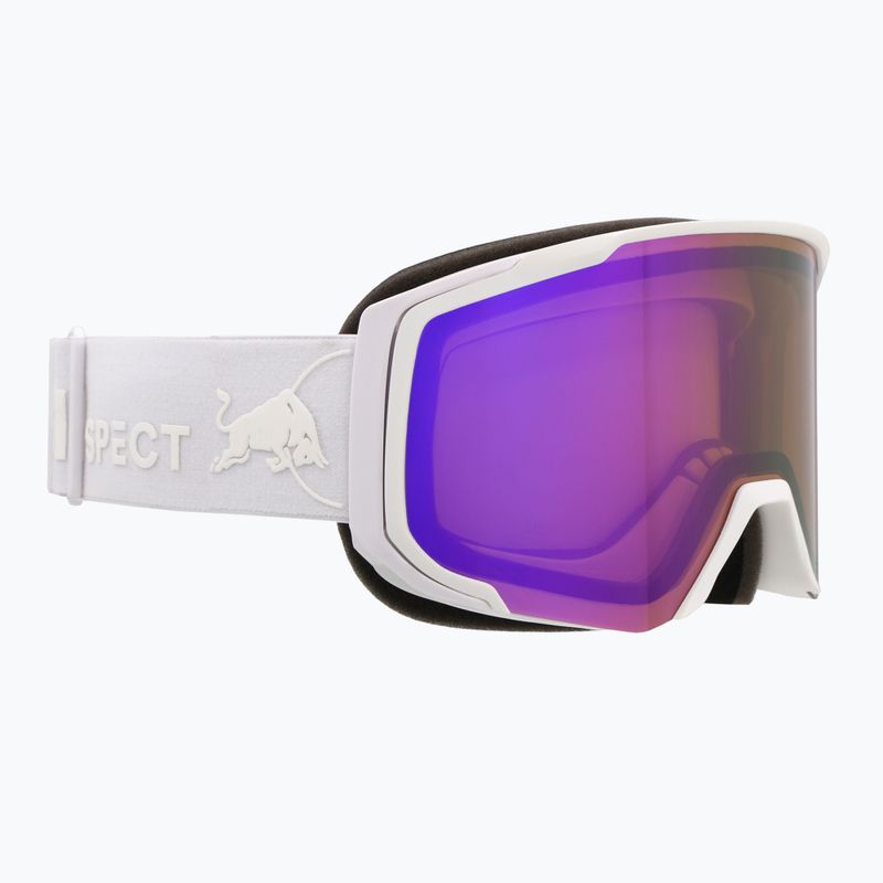 Ochelari Red Bull SPECT Jibb matt white/orange with purple mirror