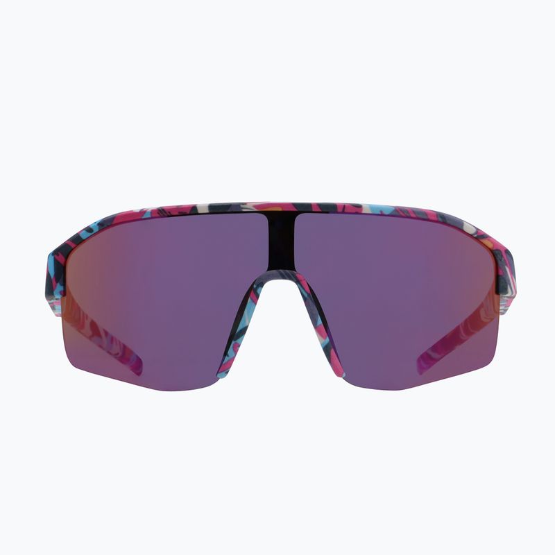 Ochelari de soare Red Bull SPECT Dundee matt blue-pink pattern/smoke pink-yellow mirror 5