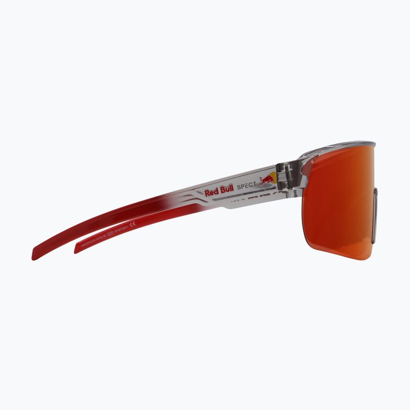 Ochelari de soare Red Bull SPECT Dakota light grey/brown with red-orange mirror 2