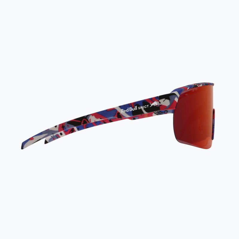 Ochelari de soare Red Bull SPECT Dakota matt blue-burgundy pattern/smoke red-purple mirror 2