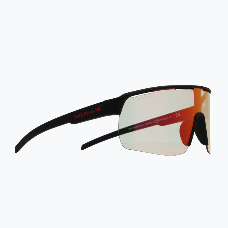 Ochelari de soare Red Bull SPECT Dakota Pro soft touch black/photochromic red mirror 3