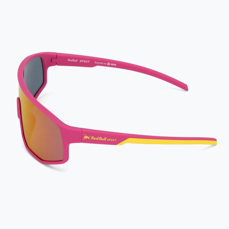 Ochelari de soare Red Bull SPECT Dash neon pink/smoke with pink-yellow mirror 4