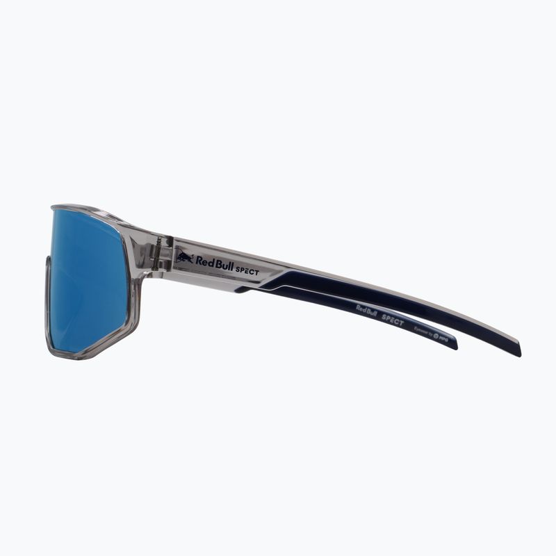 Ochelari de soare Red Bull SPECT Dash light grey/smoke with blue mirror 5