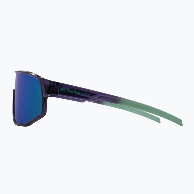 Ochelari de soare Red Bull SPECT Dash dark purple/smoke with green-purple mirror 5
