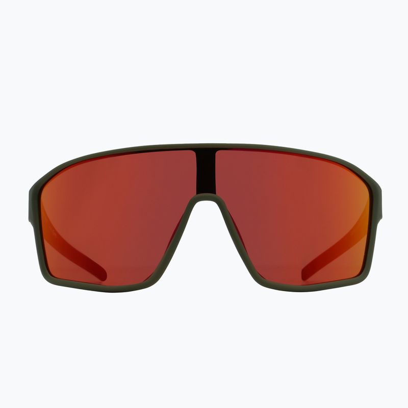 Ochelari de soare Red Bull SPECT Daft soft touch olive/brown red/orange mirror 2