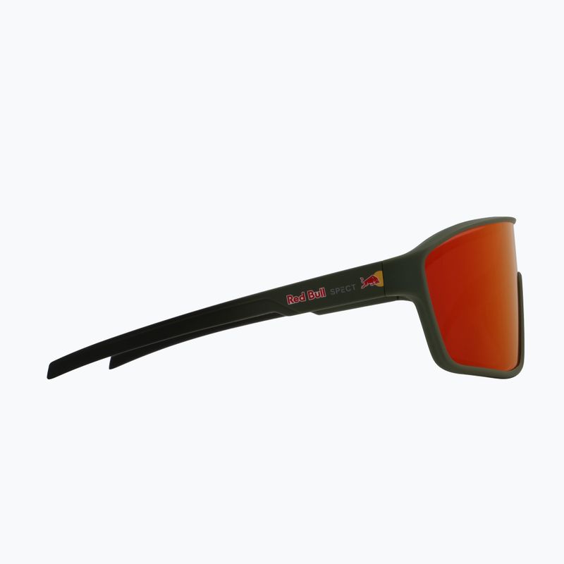 Ochelari de soare Red Bull SPECT Daft soft touch olive/brown red/orange mirror 4