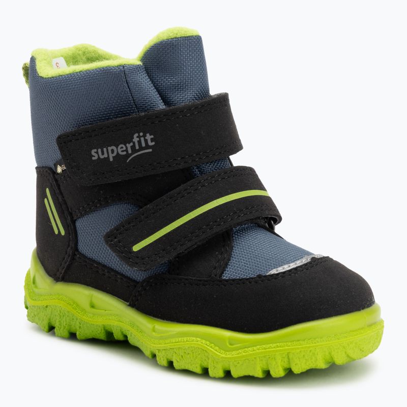 Încălțăminte pentru copii Superfit Husky 1 black/light green