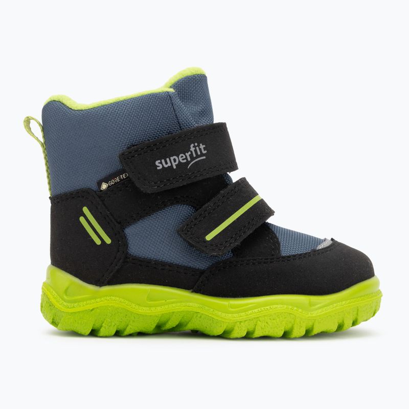 Încălțăminte pentru copii Superfit Husky 1 black/light green 2