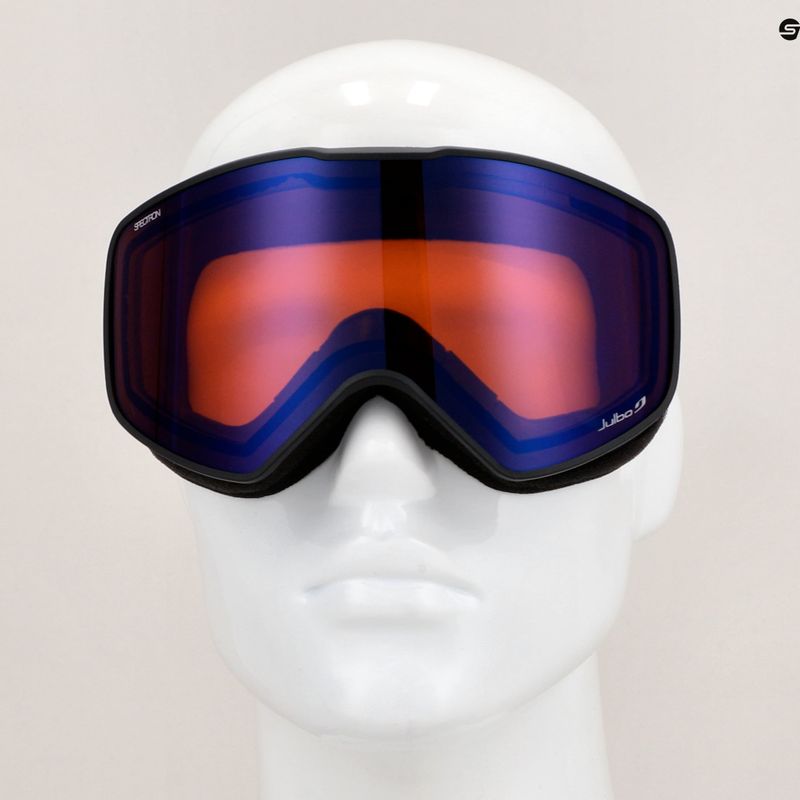 Ochelari de schi Julbo Pulse black/goldange/flash blue 7