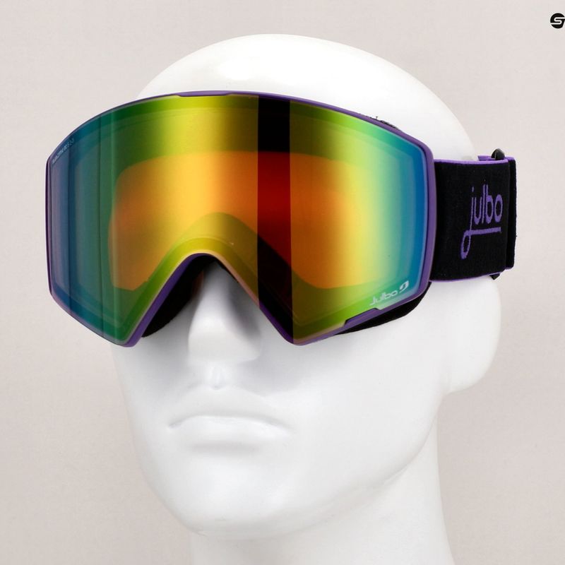 Ochelari de schi Julbo Razor Edge Reactiv Glare Control purple/black/flash green 10