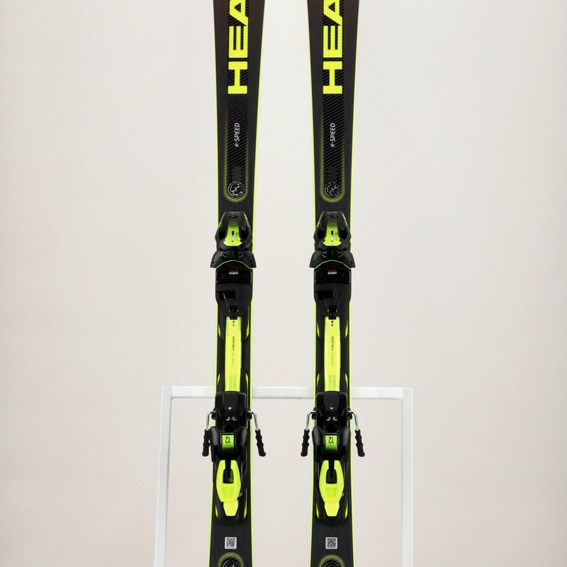 Schiuri de coborâre HEAD Supershape e-Speed SW SF-PR + PRD 12 negru/galben neon 7