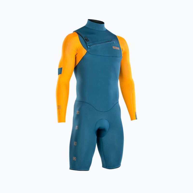 Costume de baie pentru bărbați 2/2mm ION Seek Core Shorty LS albastru 48222-4482
