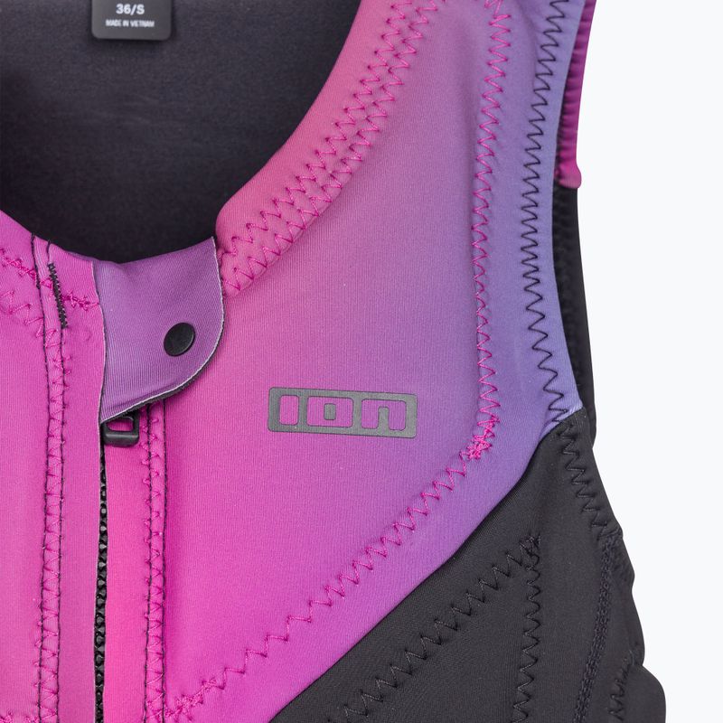 Vesta de protecție pentru femei ION Ivy Ivy Front Zip negru/roz 48233-4169 3