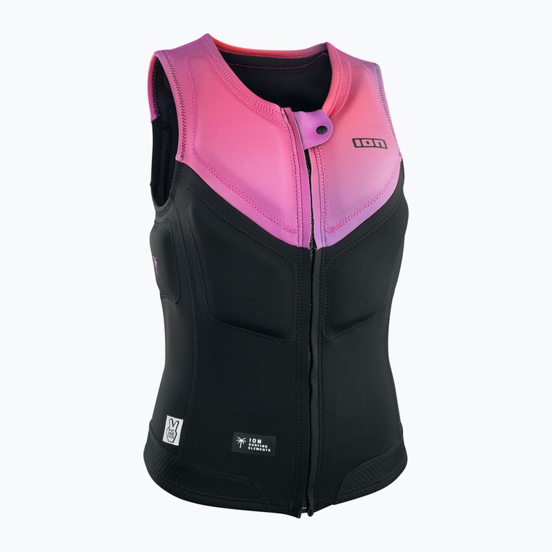 Vesta de protecție pentru femei ION Ivy Ivy Front Zip negru/roz 48233-4169 7