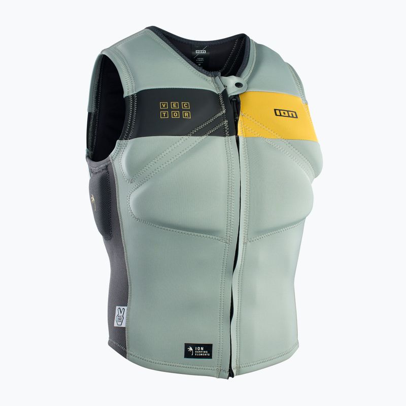 Vesta de protecție pentru bărbați ION Vector Amp Front Zip verde 48222-4164 8