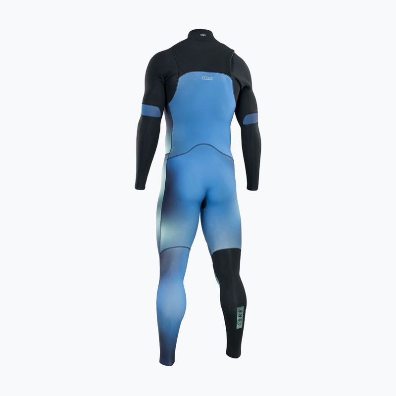Costum de înot pentru bărbați ION Seek Core 3/2 Front Zip blue gradient 2