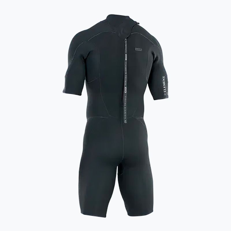 Costum de înot pentru bărbați ION Element 2/2 Shorty Back Zip black 2
