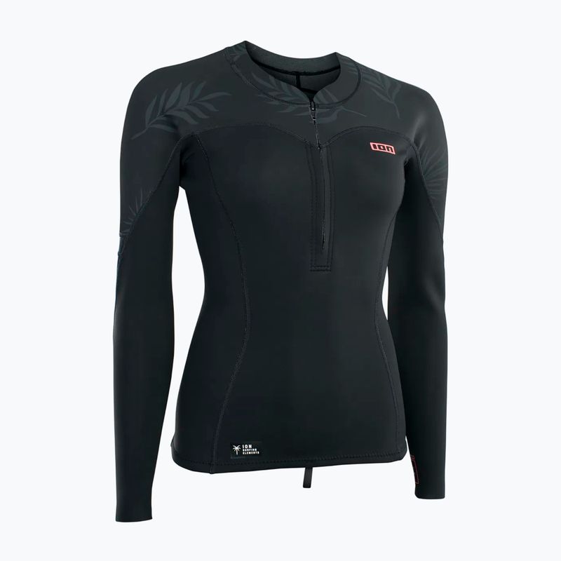Longsleeve de înot pentru femei ION Neo Zip Top 1.5 black 2