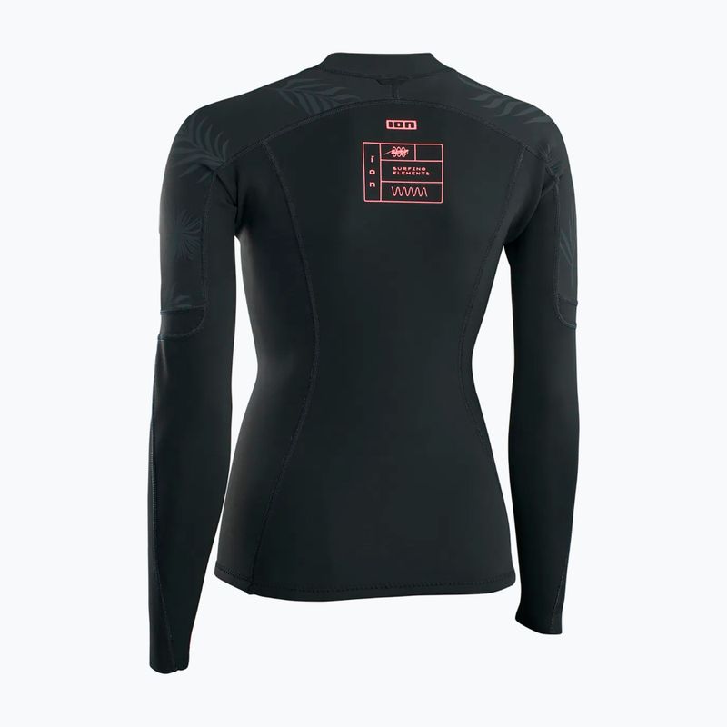 Longsleeve de înot pentru femei ION Neo Zip Top 1.5 black 3